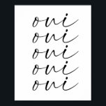 Poster Oui Oui<br><div class="desc">Oui Oui</div>