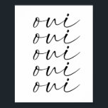 Poster Oui Oui<br><div class="desc">Oui Oui</div>