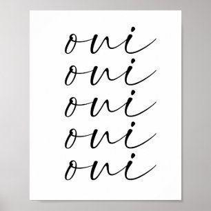 Poster Oui Oui