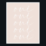 Poster Oui Oui Oui Oui Peach Arrière - plan<br><div class="desc">Oui Oui Oui Oui Peach Arrière - plan</div>