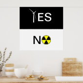 POSTER "OUI" POUR UNE ÉNERGIE PROPRE (Cuisine)