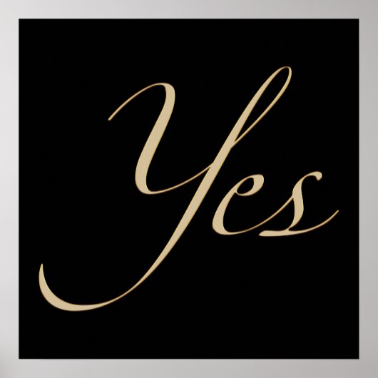 Poster Oui Style III (Devant)