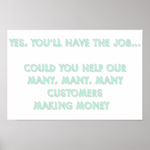 Poster Oui, tu auras le job #2