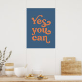 Poster Oui, vous pouvez (Cuisine)