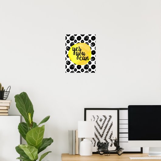 Poster Oui Vous Pouvez Citer (Bureau à domicile)