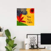 Poster Oui Vous pouvez inspirer l'affiche (Bureau à domicile)