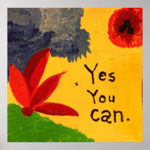 Poster Oui Vous pouvez inspirer l'affiche