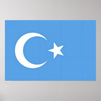 Poster Ouïghour / Turkestan oriental