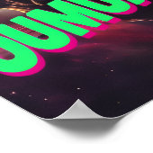 Poster Oumuamua juste en passant par la galaxie alien de  (Coin)