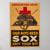 Poster Our Boys Need Sox (Devant)