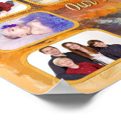 Poster Our Dad Photo Collage Abstract Sunset 0612 Art (Coin)