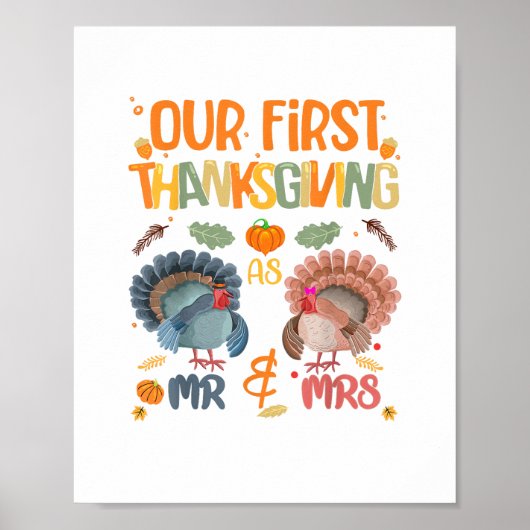 Poster Our First Thanksgiving M. et Mme Couple Married 2 (Devant)