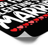 Poster Our First Valentines Married Husband Wife (Coin)