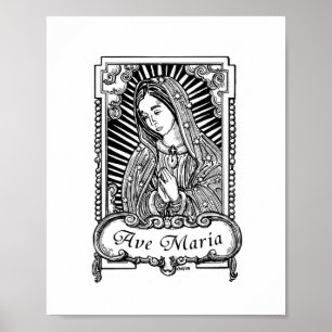 Poster Our Lady of Guadalupe (I)