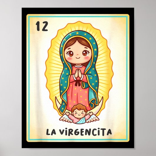 Poster Our Lady Of Guadalupe La Virgencita Mexico For Kid (Devant)