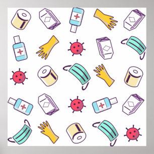 Poster Our New Reality, necessary for pandemic