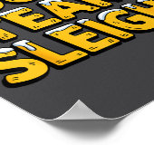 Poster Our Team Sleighs Christmas Construction Worker In  (Coin)