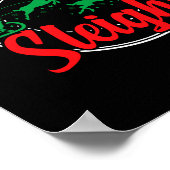 Poster Our Team Sleighs Christmas Reindeers Santa's Long  (Coin)