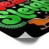 Poster Our Team Sleighs Christmas Reindeers Santa's Worke (Coin)