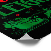 Poster Our Team Sleighs Funny Christmas Work Team Holiday (Coin)