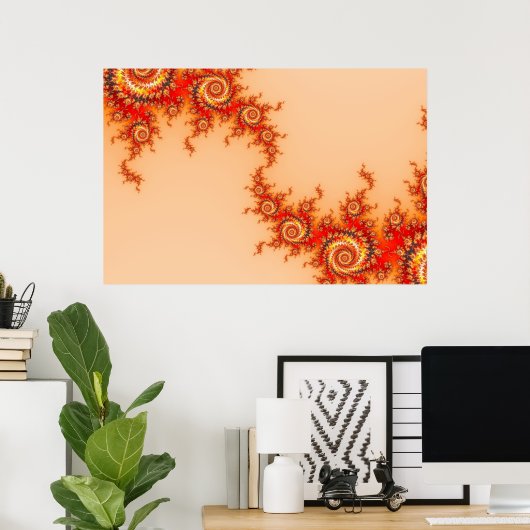 Poster Ouragan (Bureau à domicile)