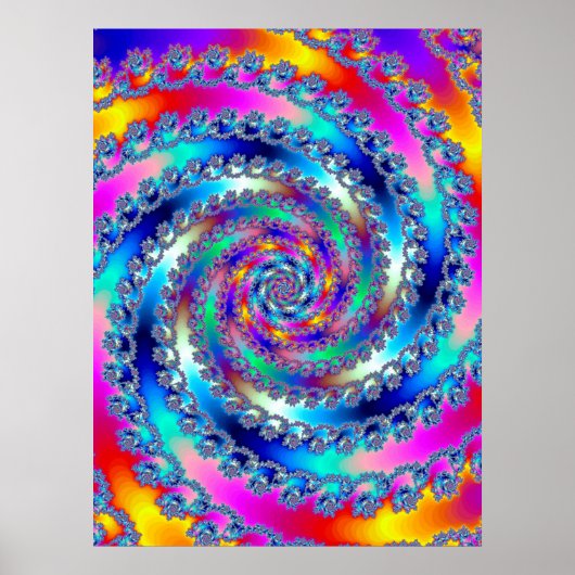 Poster Ouragan Bleu I (Devant)