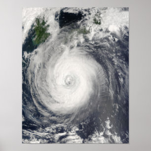 Poster Ouragan Chaba
