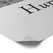 Poster Ouragan de dentelle gris (Coin)