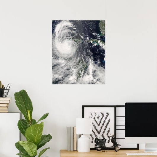 Poster Ouragan Dean (Bureau à domicile)