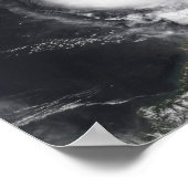 Poster Ouragan Dean dans l'Atlantique et les Caraïbes (Coin)