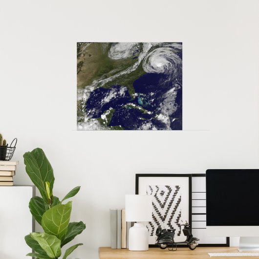 Poster Ouragan Earl (Bureau à domicile)