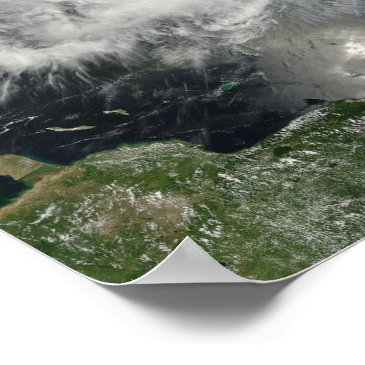 Poster Ouragan Earl (Coin)