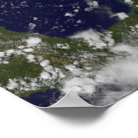 Poster Ouragan Earl 2 (Coin)