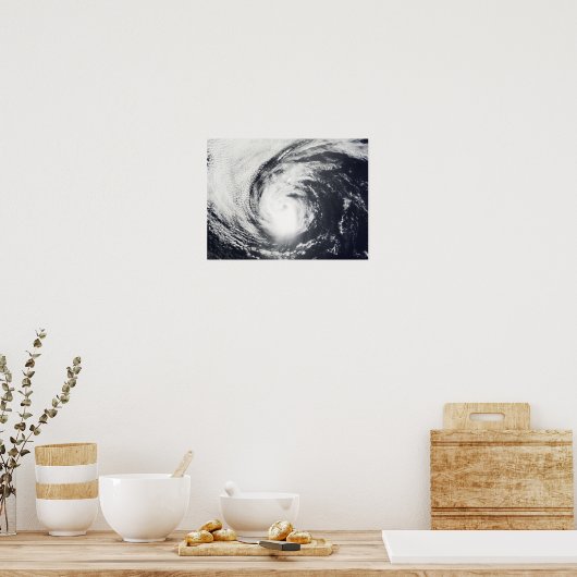 Poster Ouragan Elida (Cuisine)