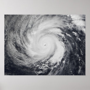 Poster Ouragan Faxai dans l'océan pacifique occidental