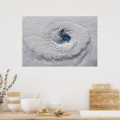 Poster Ouragan Florence OEil de l'espace (Cuisine)