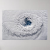 Poster Ouragan Florence OEil de l'espace (Devant)