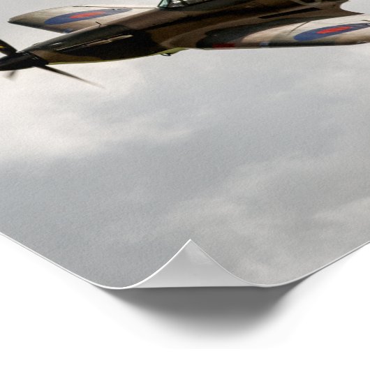 Poster Ouragan Hawker Mk1 (Coin)