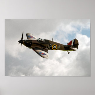 Poster Ouragan Hawker Mk1