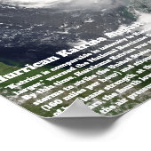 Poster Ouragan Katrina (Coin)