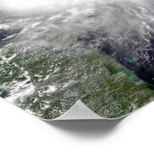 Poster Ouragan Katrina 3 (Coin)