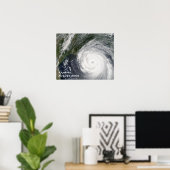 Poster ouragan Katrina, août 2005 (Bureau à domicile)