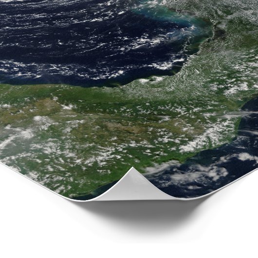 Poster Ouragan Lili (Coin)