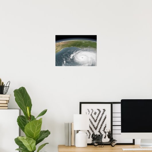 Poster Ouragan Rita (Bureau à domicile)