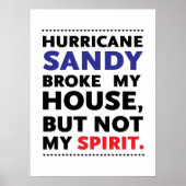 Poster Ouragan Sandy (Devant)