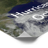 Poster Ouragan Sandy De L'Affiche Spatiale (Coin)