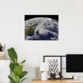 Poster Ouragan Sandy De L'Affiche Spatiale (Bureau à domicile)