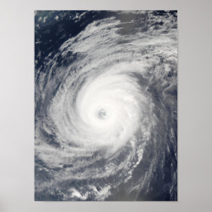 Poster Ouragan Sudal au sud du Japon