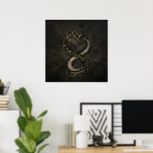 Poster Ouroboros - Dragon d'Infini (Bureau à domicile)