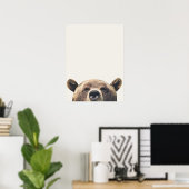 Poster Ours animal (Bureau à domicile)